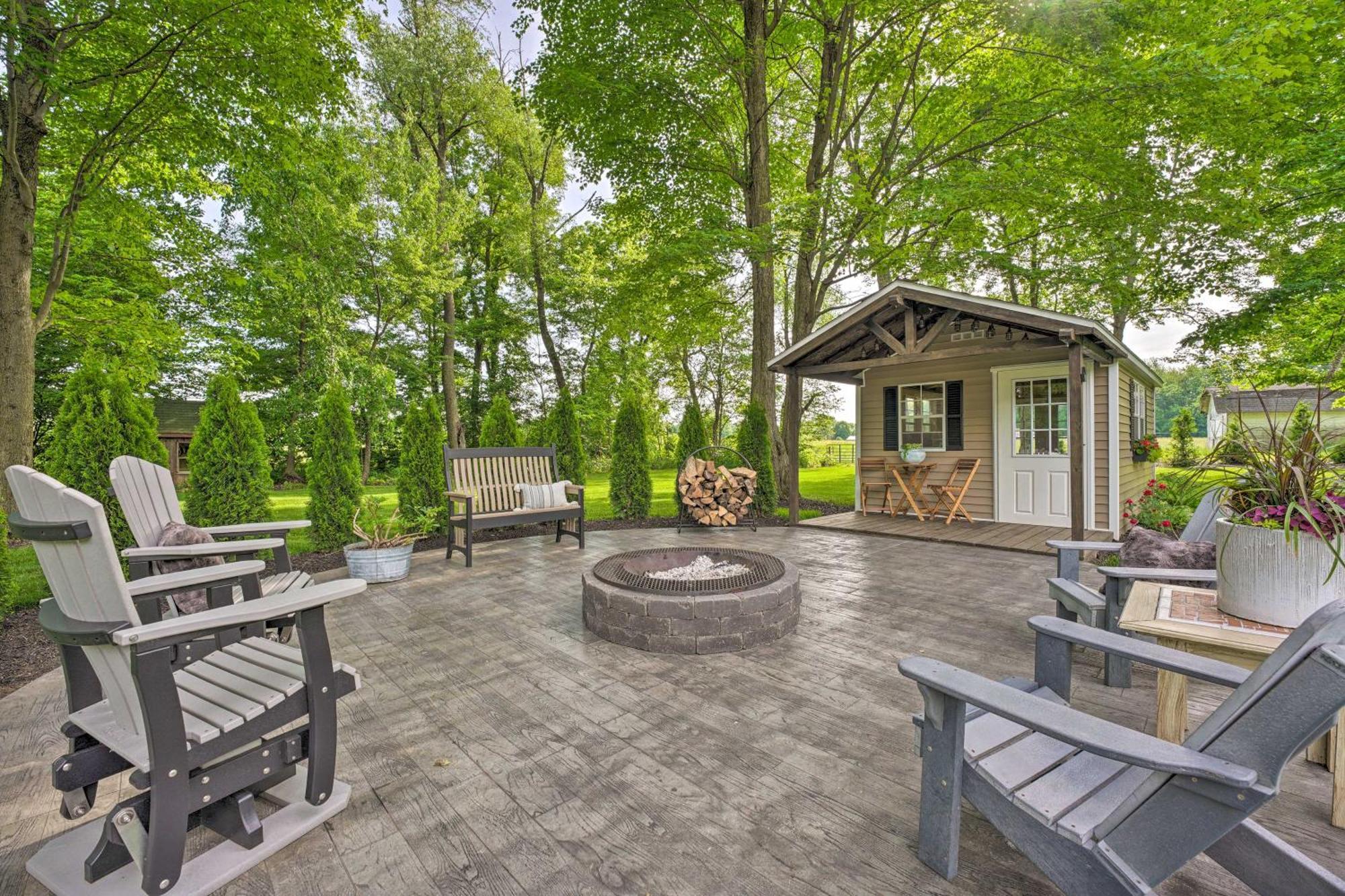 Shipshewana Guest House With Fire Pit! المظهر الخارجي الصورة